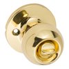 Sure-Loc Hardware Sure-Loc Hardware Tahoe Entry Knobset, Polished Brass TA107 3